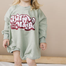 Load image into Gallery viewer, Believe in the Magic Christmas Sweatshirt Romper