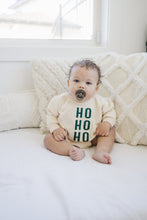 Load image into Gallery viewer, HO HO HO Christmas Sweatshirt Romper