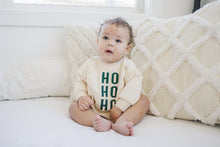 Load image into Gallery viewer, HO HO HO Christmas Sweatshirt Romper