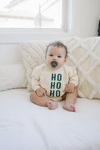 Load image into Gallery viewer, HO HO HO Christmas Sweatshirt Romper