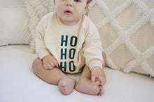 Load image into Gallery viewer, HO HO HO Christmas Sweatshirt Romper