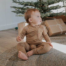 Load image into Gallery viewer, Ranch Santa | Bamboo Zip Romper