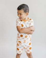 Load image into Gallery viewer, Smiley Bamboo Two Piece Shorts Set | Copper