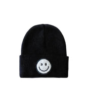 Load image into Gallery viewer, Smiley Beanie | Black