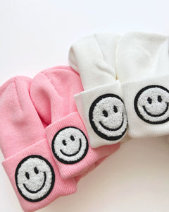 Smiley Beanie | Pink