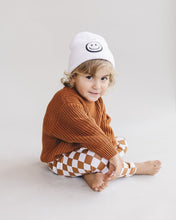 Load image into Gallery viewer, Smiley Beanie | White